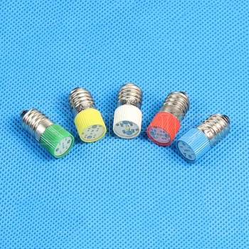 100 шт. разноцветная нить E10A 6,3 В ~ 220 В E10 LED для эффектов