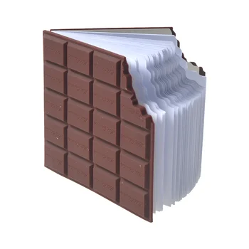 Креативный канцелярский шоколадный блокнот для заметок милый блокнот 40 листов белых заметок прекрасный блокнот для заметок
