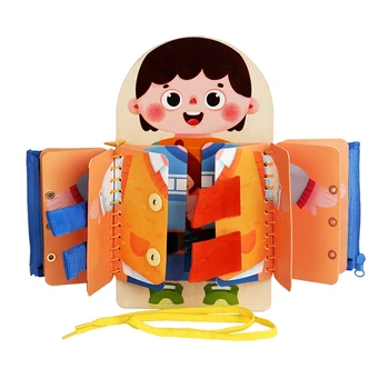 Цельнокроеное платье, многослойная деревянная доска для занятий в детском саду, игрушка для раннего развития